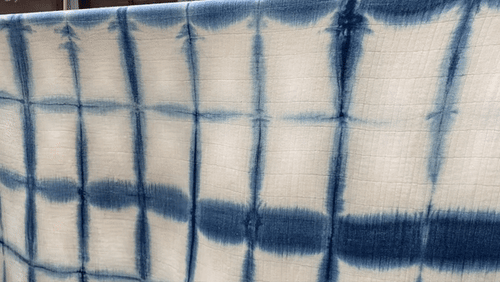 Heiwa Sora colourway, hand-dyed indigo.