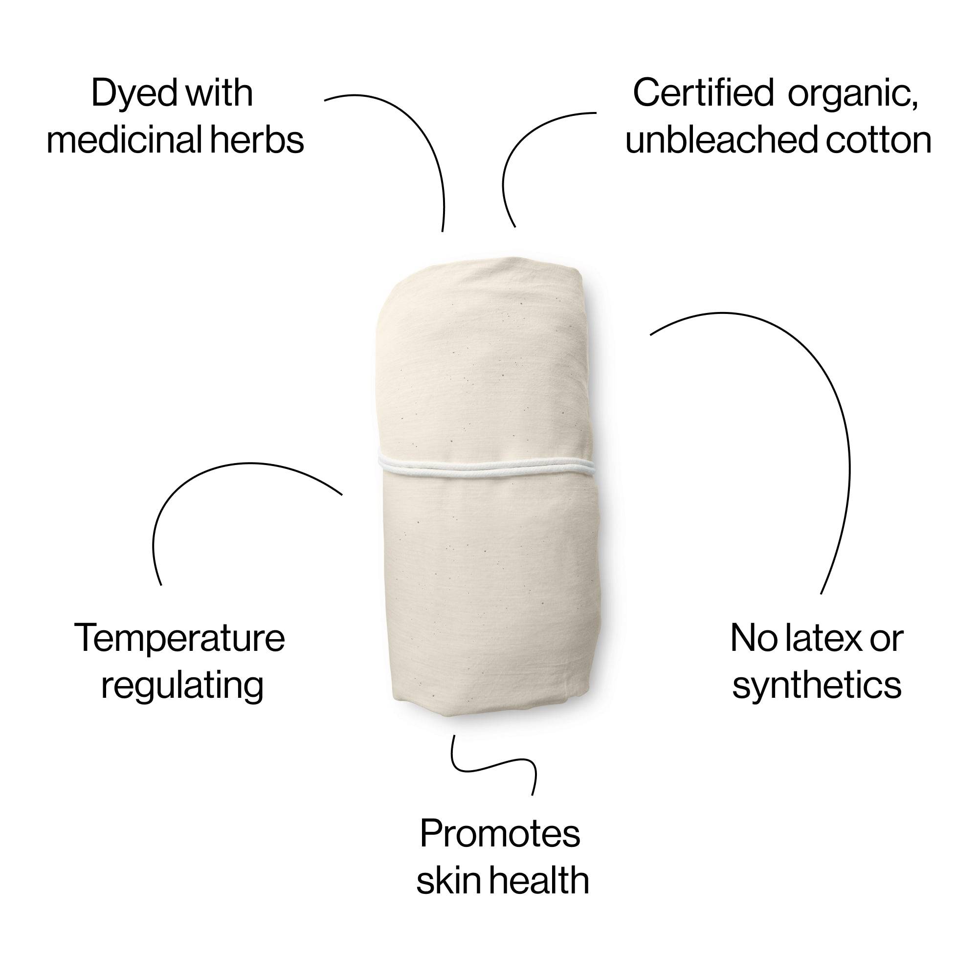 Elastic - free Organic Bottom Sheet - AIZOME (North America) - AIZOME