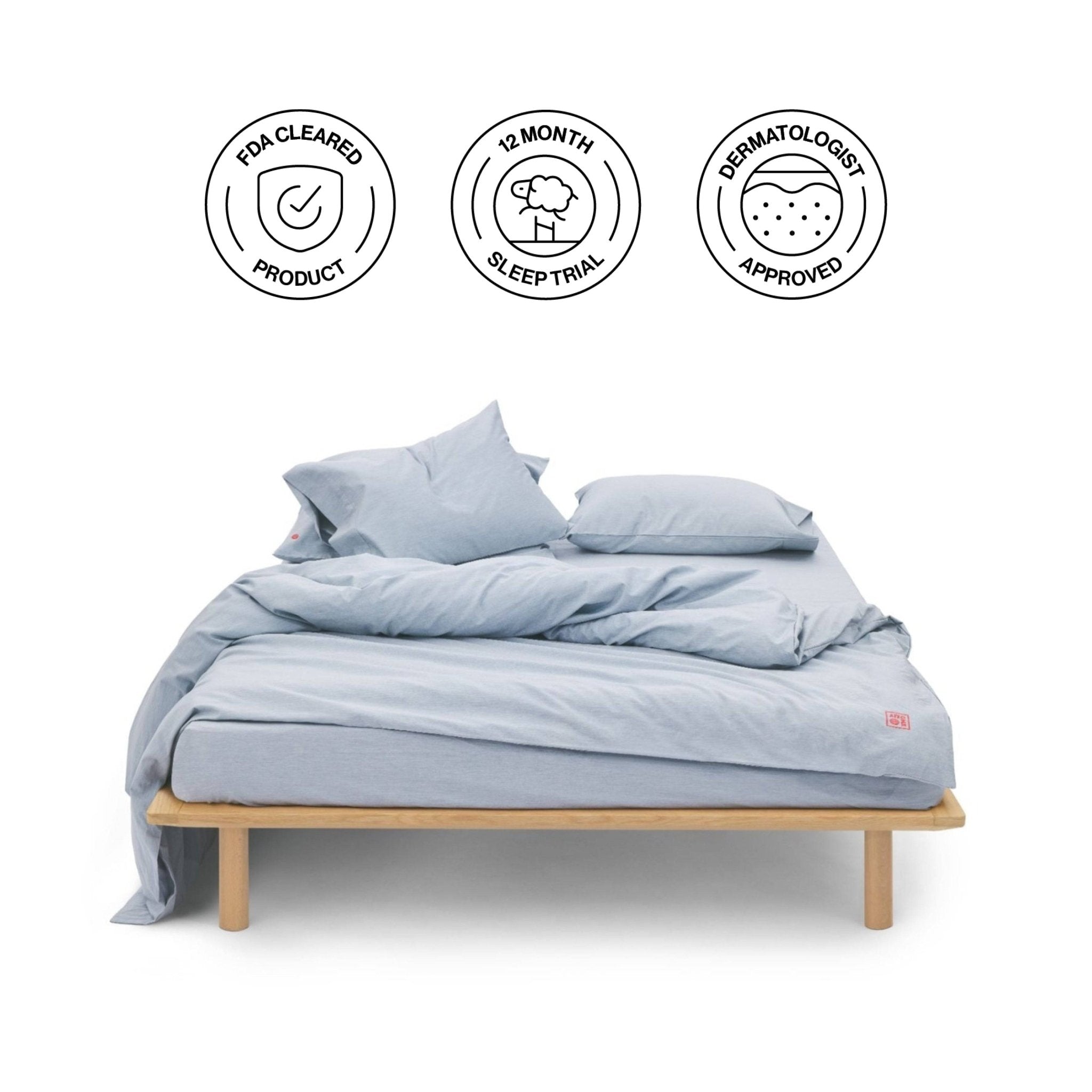 Elastic - free Organic Duvet Cover Set - AIZOME (North America) - AIZOME