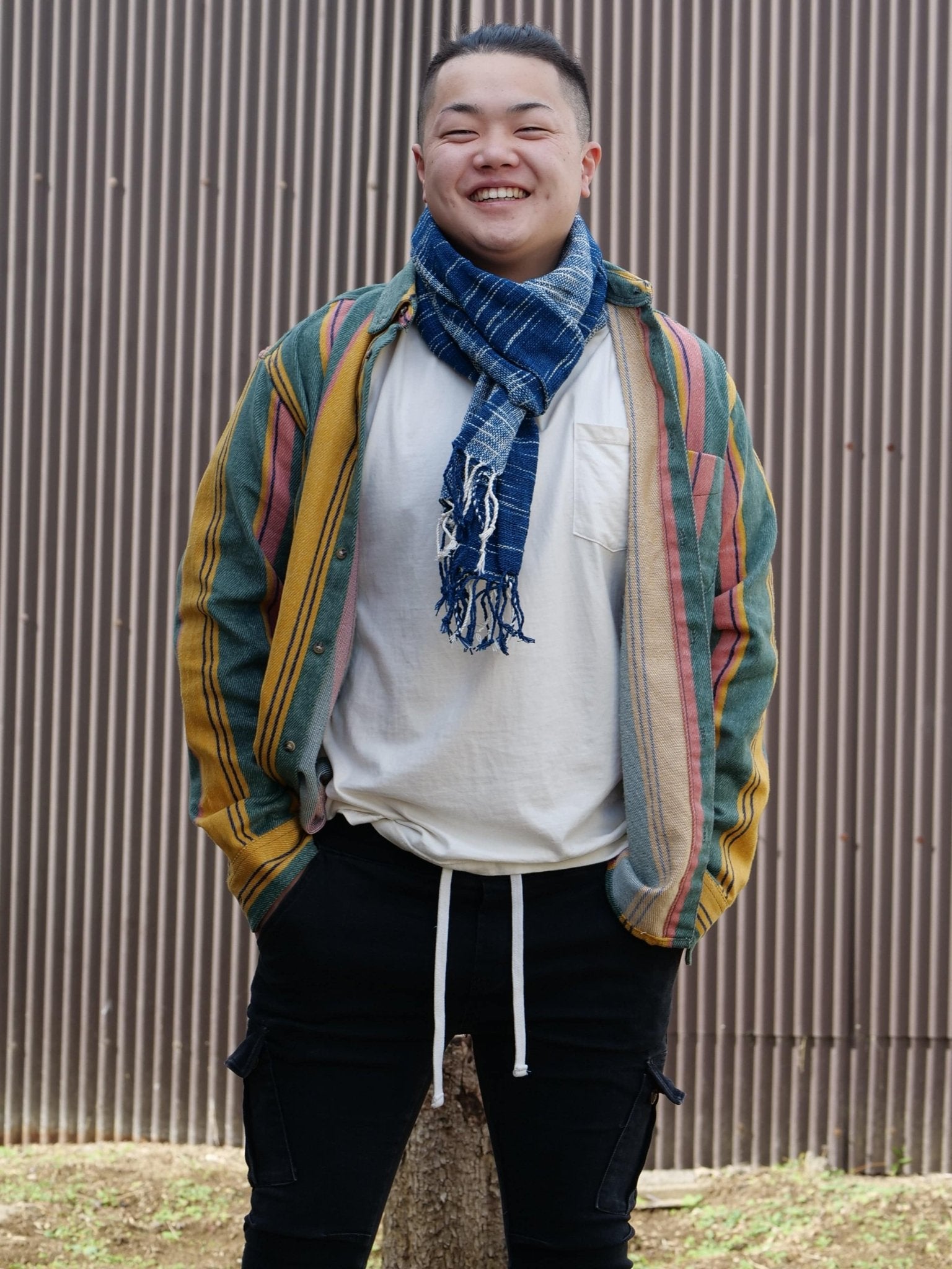 Handcrafted Indigo Scarf - AIZOME (North America) - AIZOME