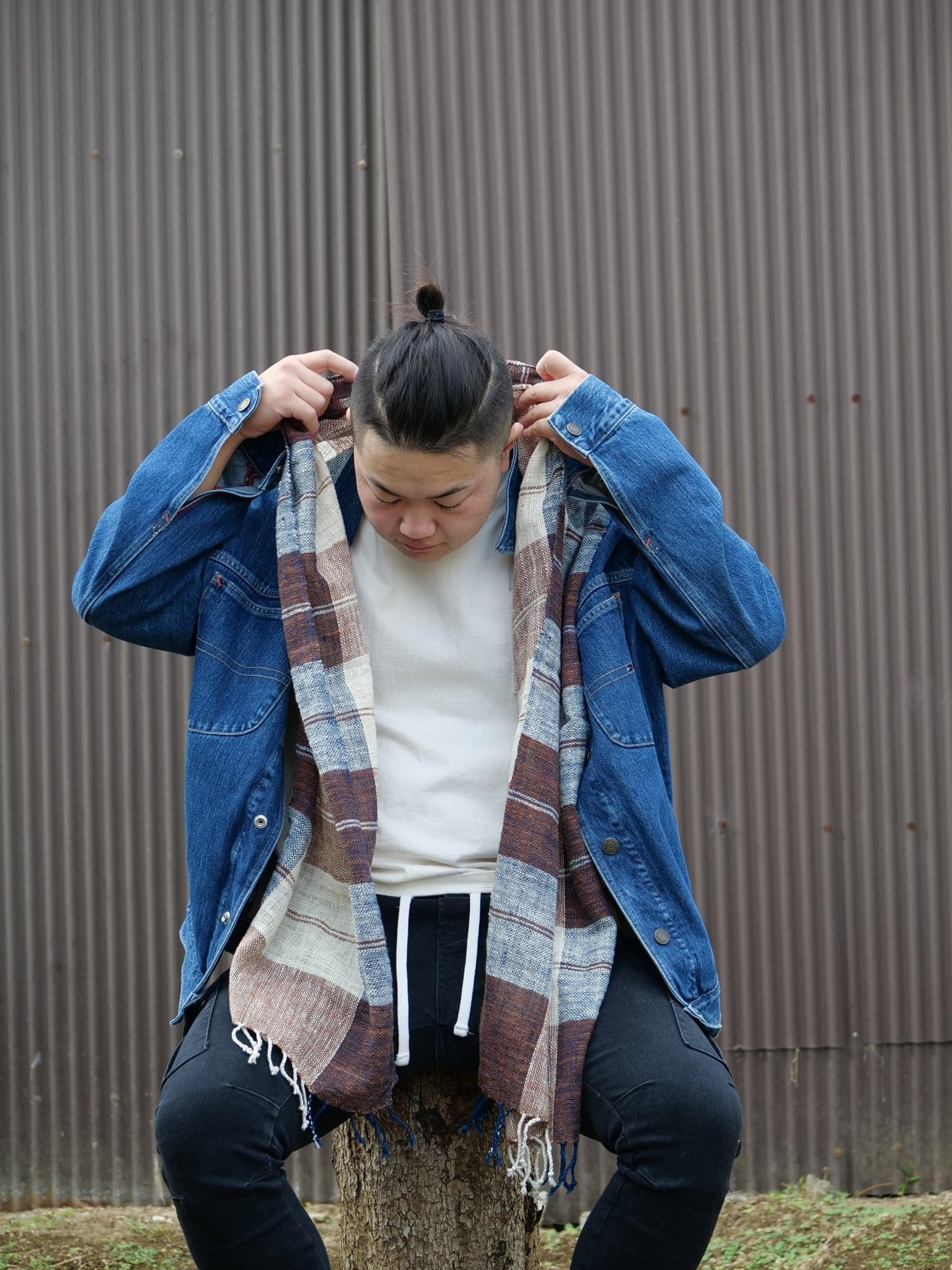 Handcrafted Indigo Scarf - AIZOME (North America) - AIZOME