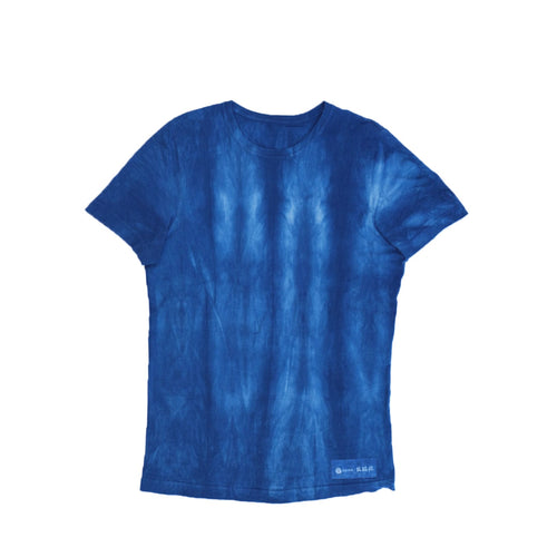 Seiran colourway, hand-dyed indigo.