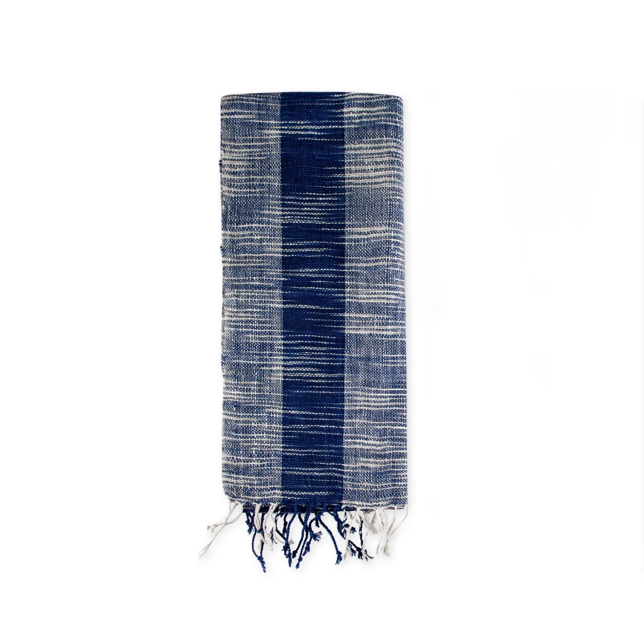 Handcrafted Indigo Scarf - AIZOME Textiles - AIZOME (North America)
