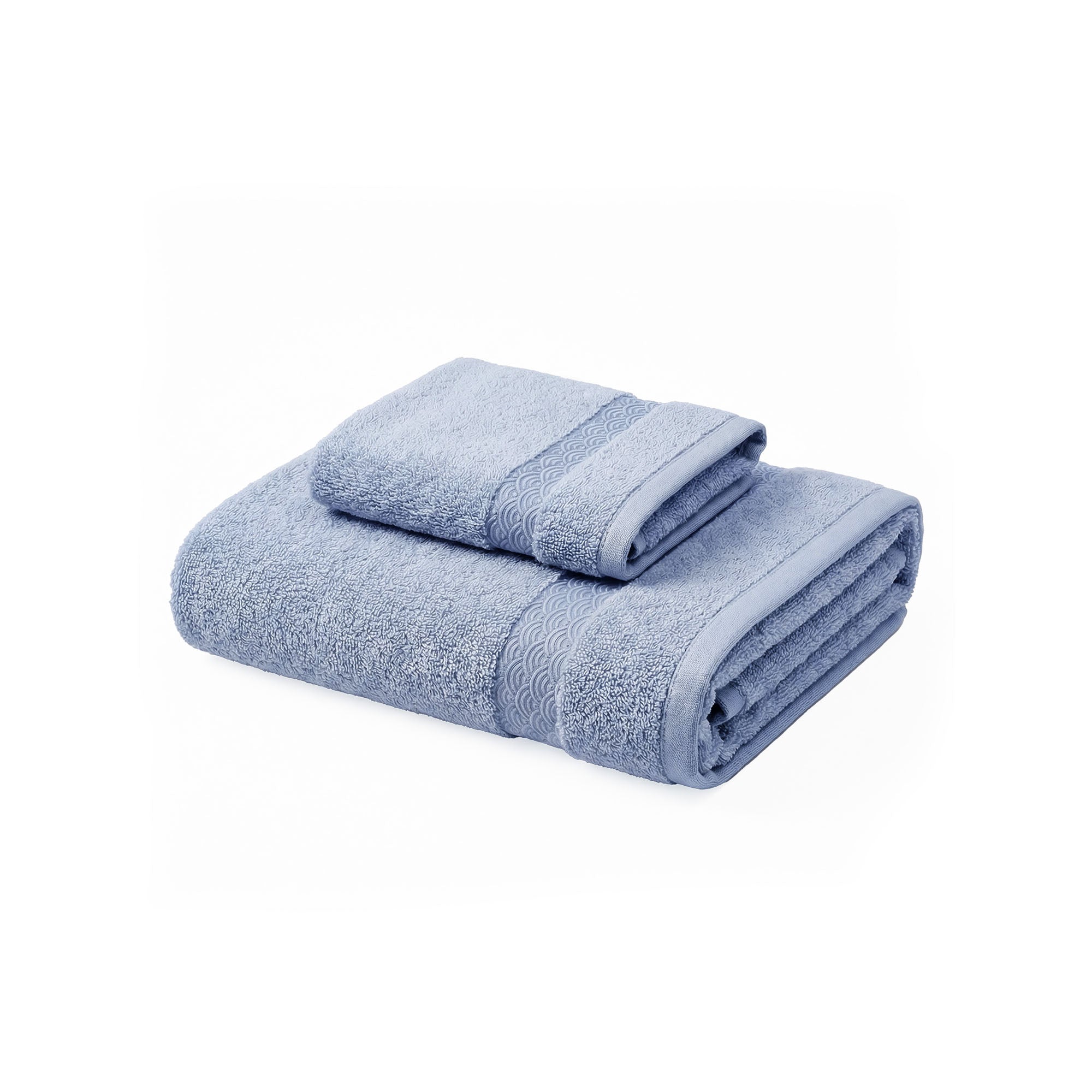 Organic Towel Set - color:deep-indigo