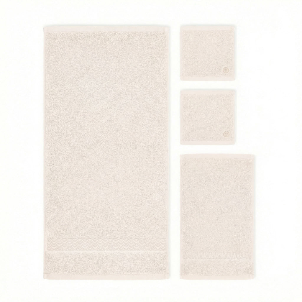 Organic Towel Set - color:virgin-cotton