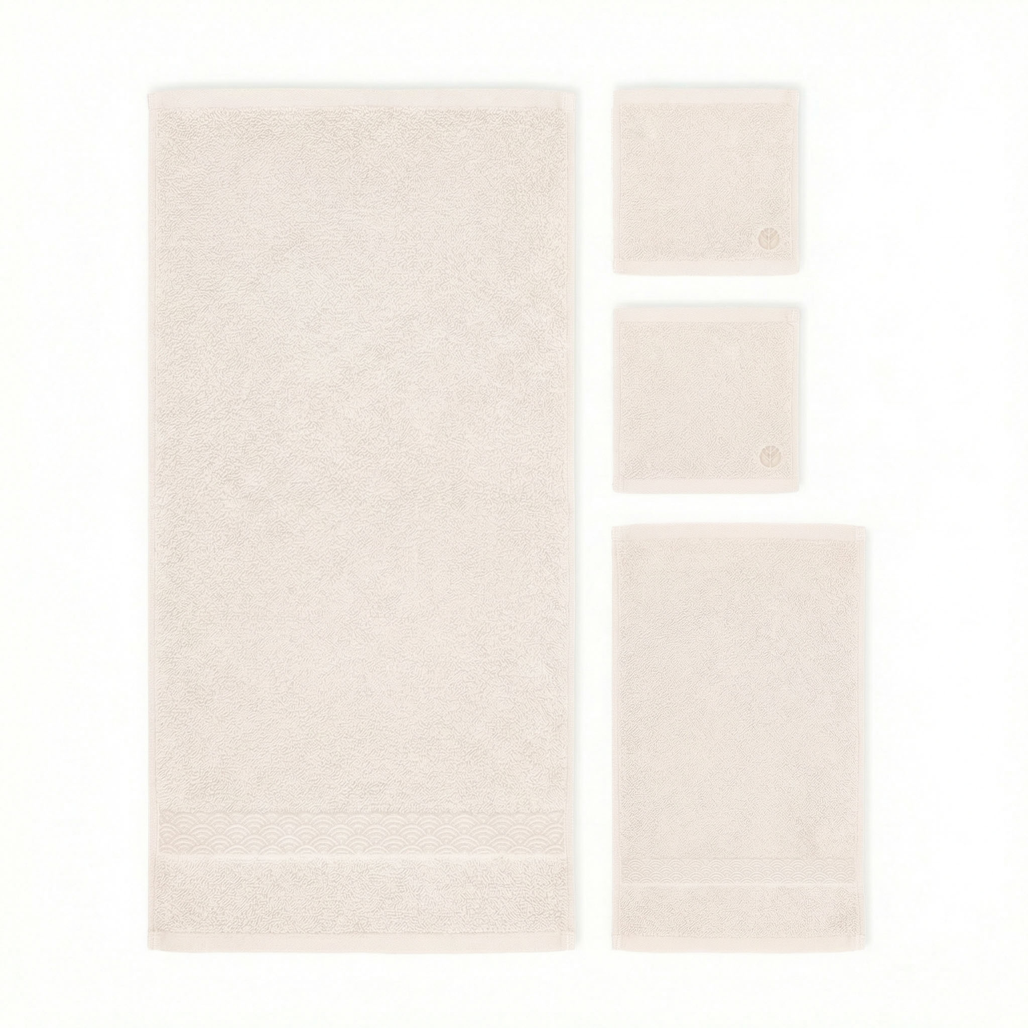 Organic Towel Set - color:virgin-cotton