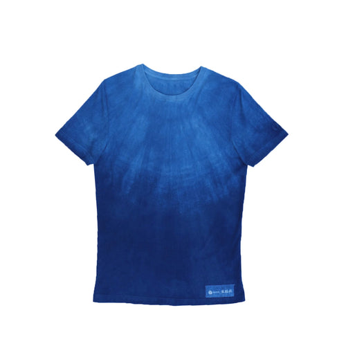 Kuroshio colourway, hand-dyed indigo.