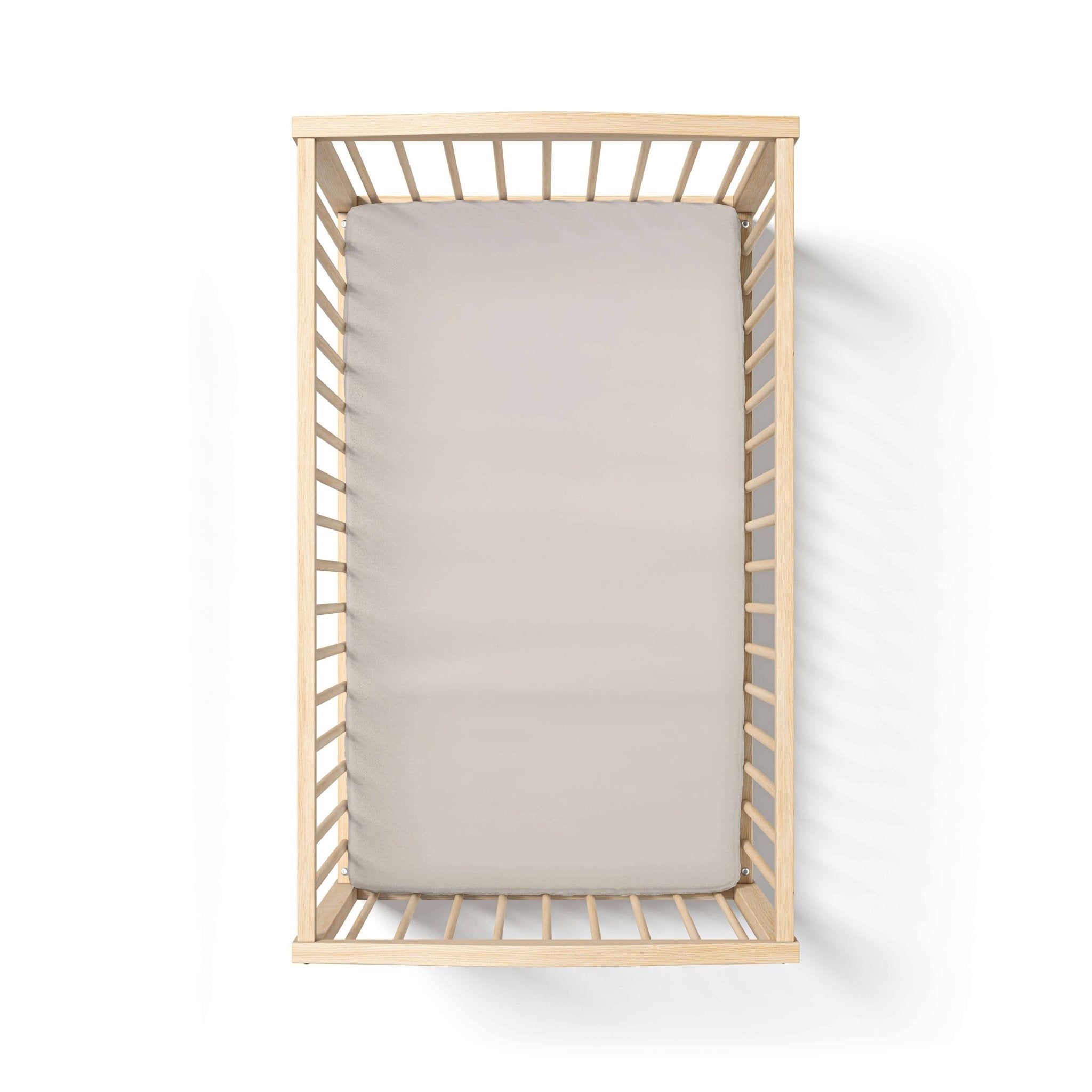 Organic Crib Fitted Sheet - AIZOME (North America) - AIZOME color:virgin-cotton