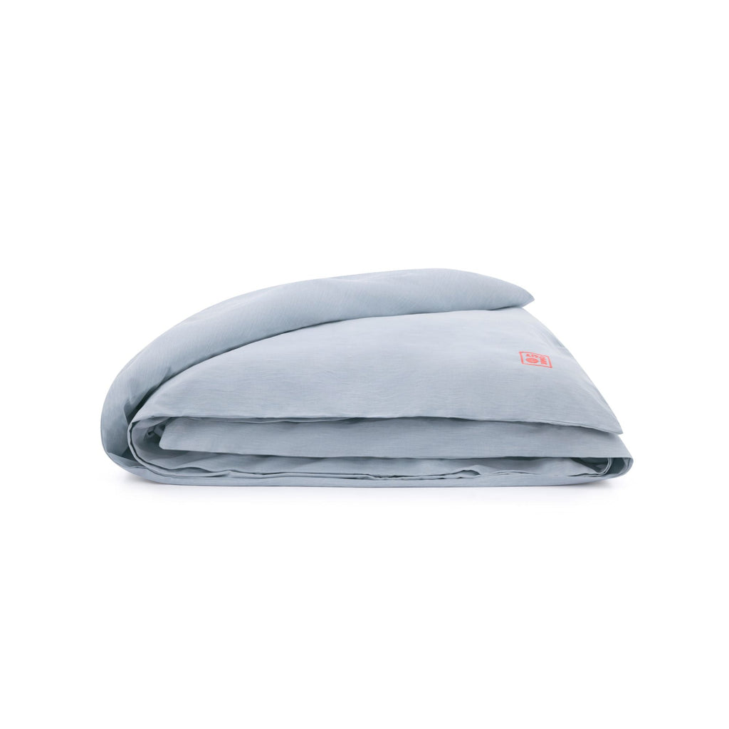 Organic Duvet Cover - AIZOME (North America) - AIZOME color:natural-indigo