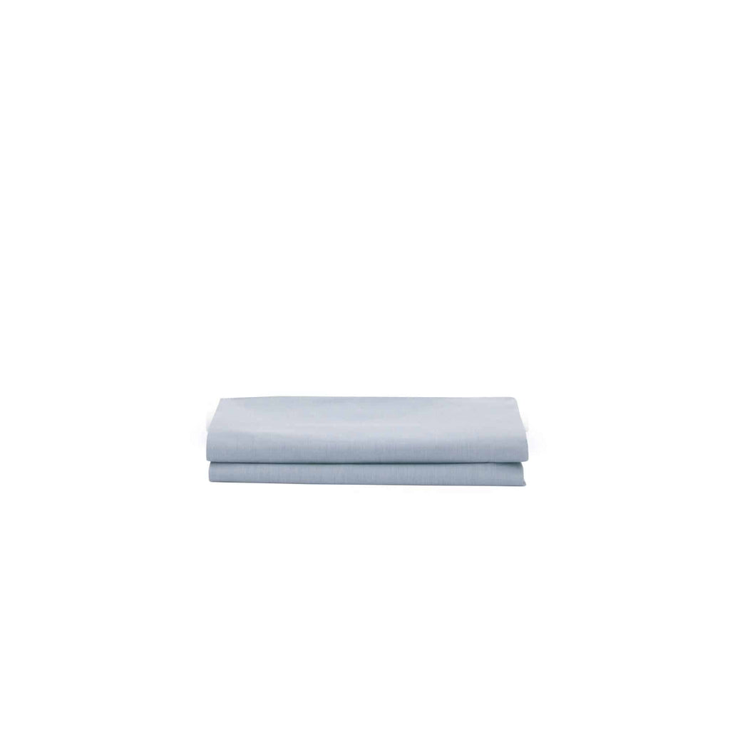 Organic Fitted Sheet - AIZOME (North America) - AIZOME color:natural-indigo