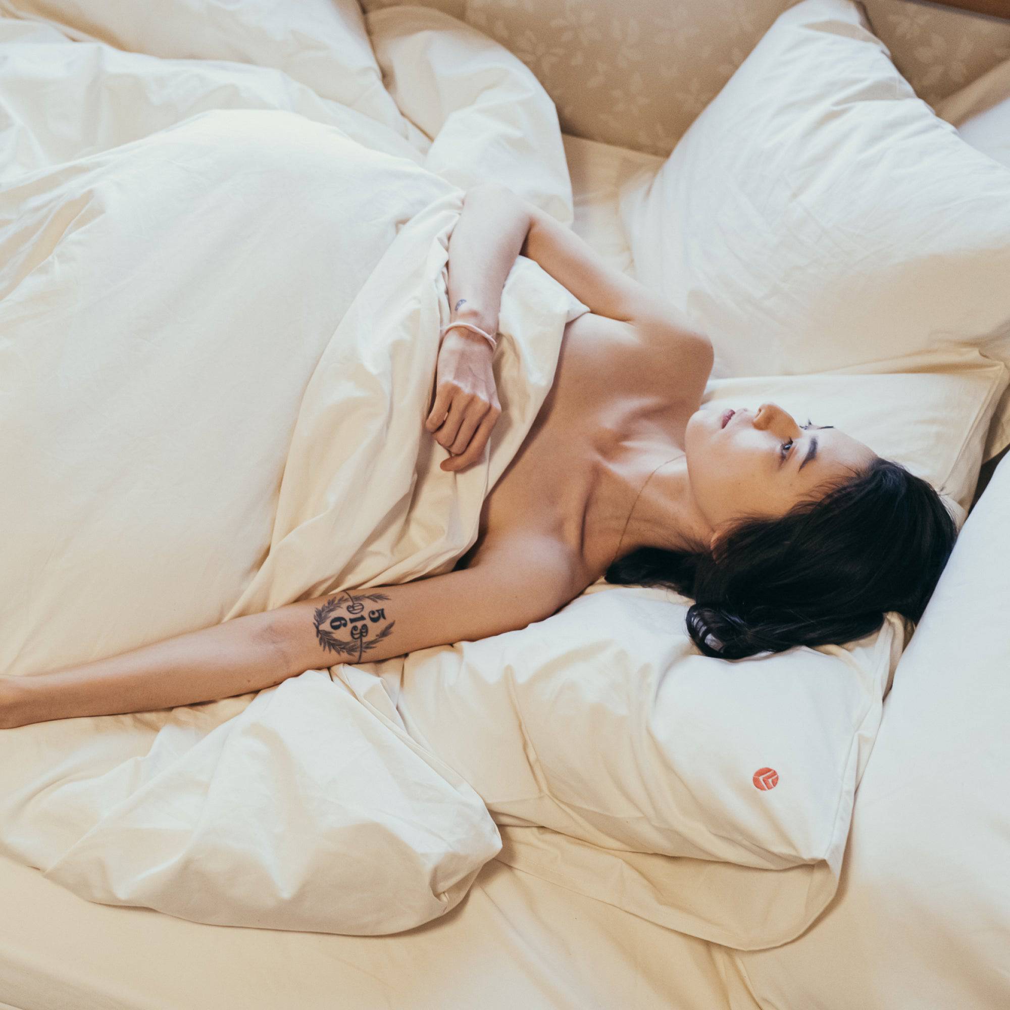 Organic Sheet Set - color:virgin-cotton