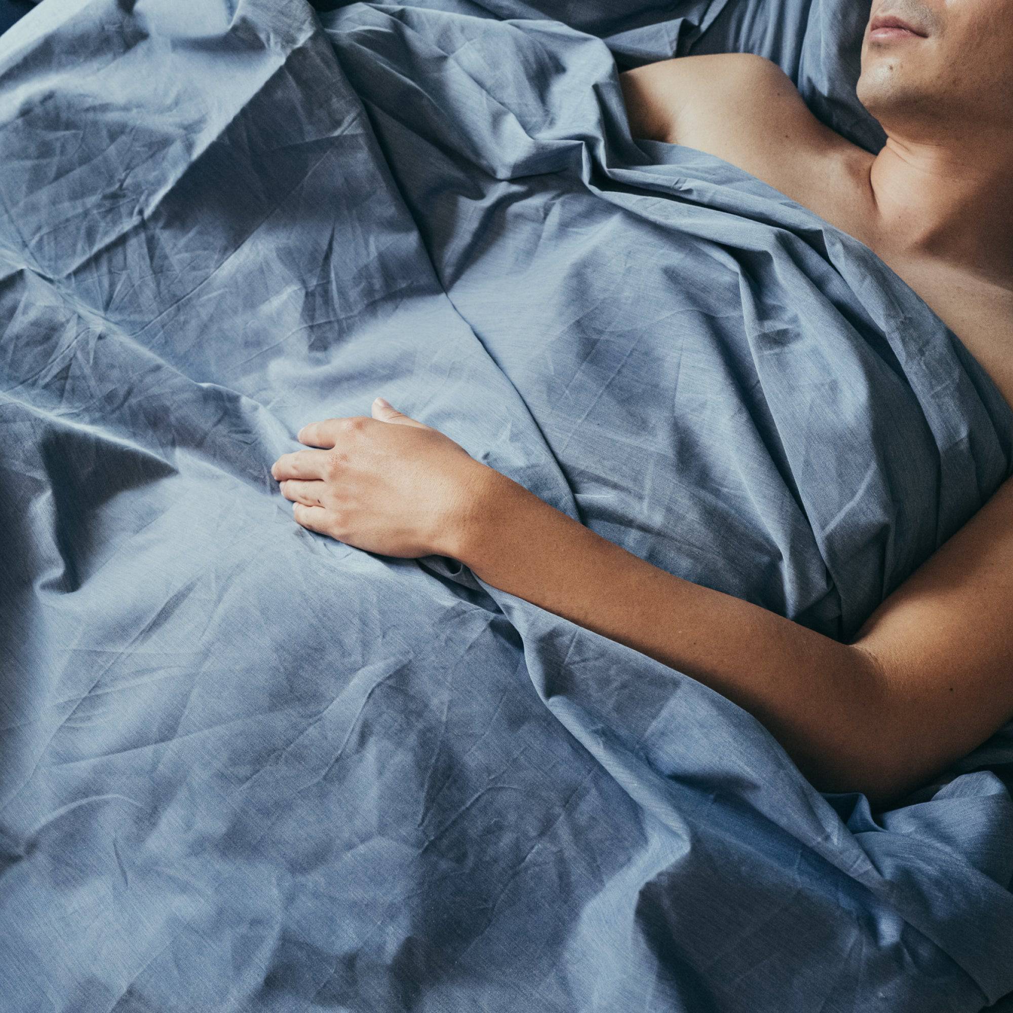 Organic Top Sheet - AIZOME (North America) - AIZOME color:deep-indigo