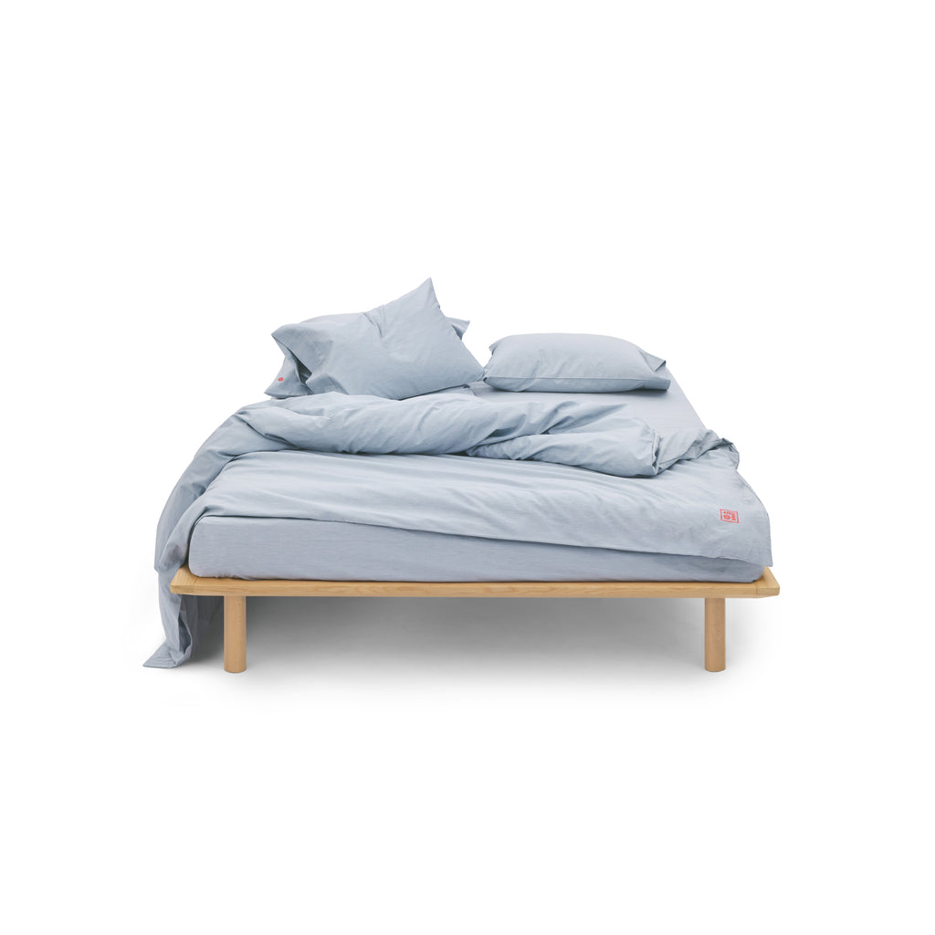 Bedding Set - color:natural-indigo