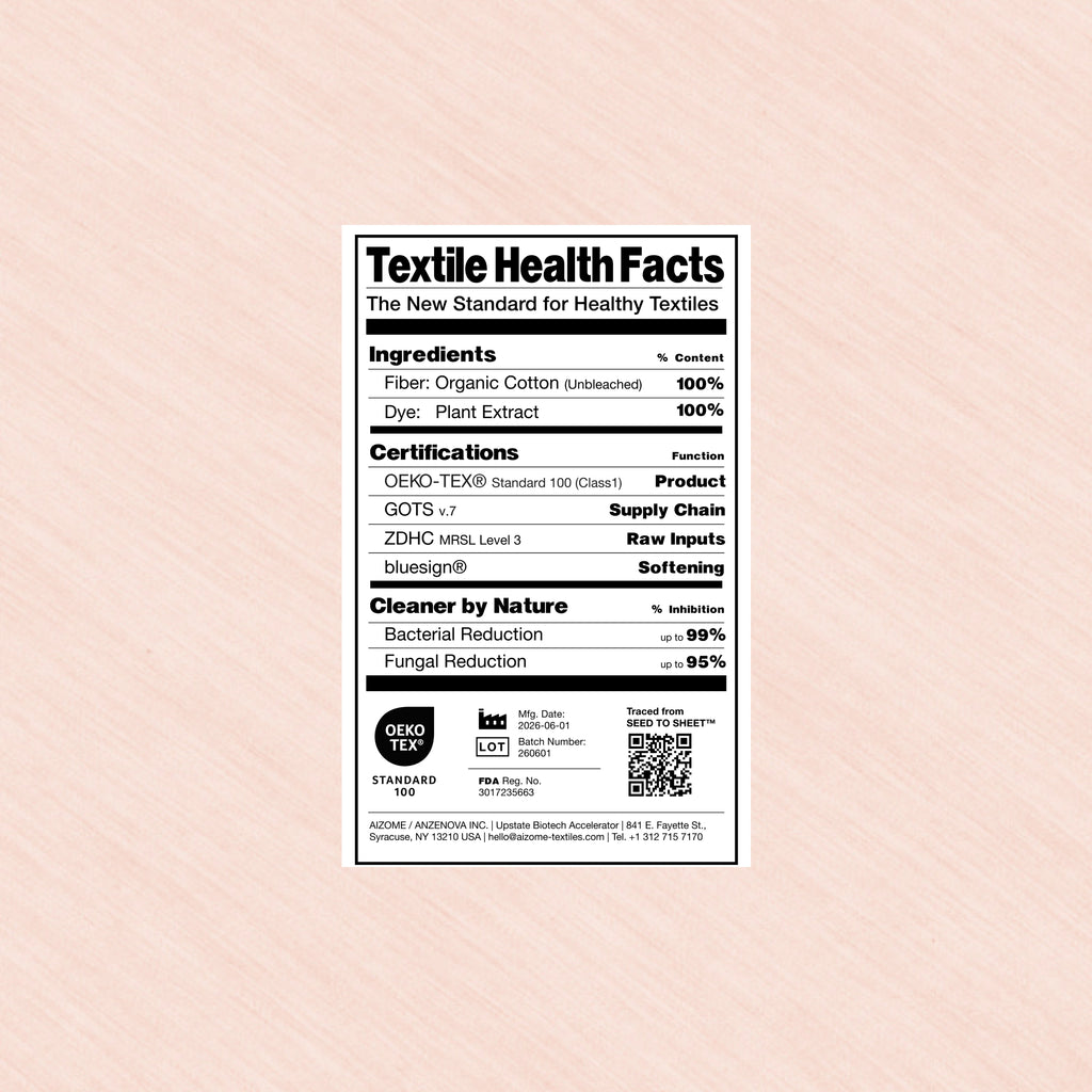 Textile Health Facts - color:rose-rubia