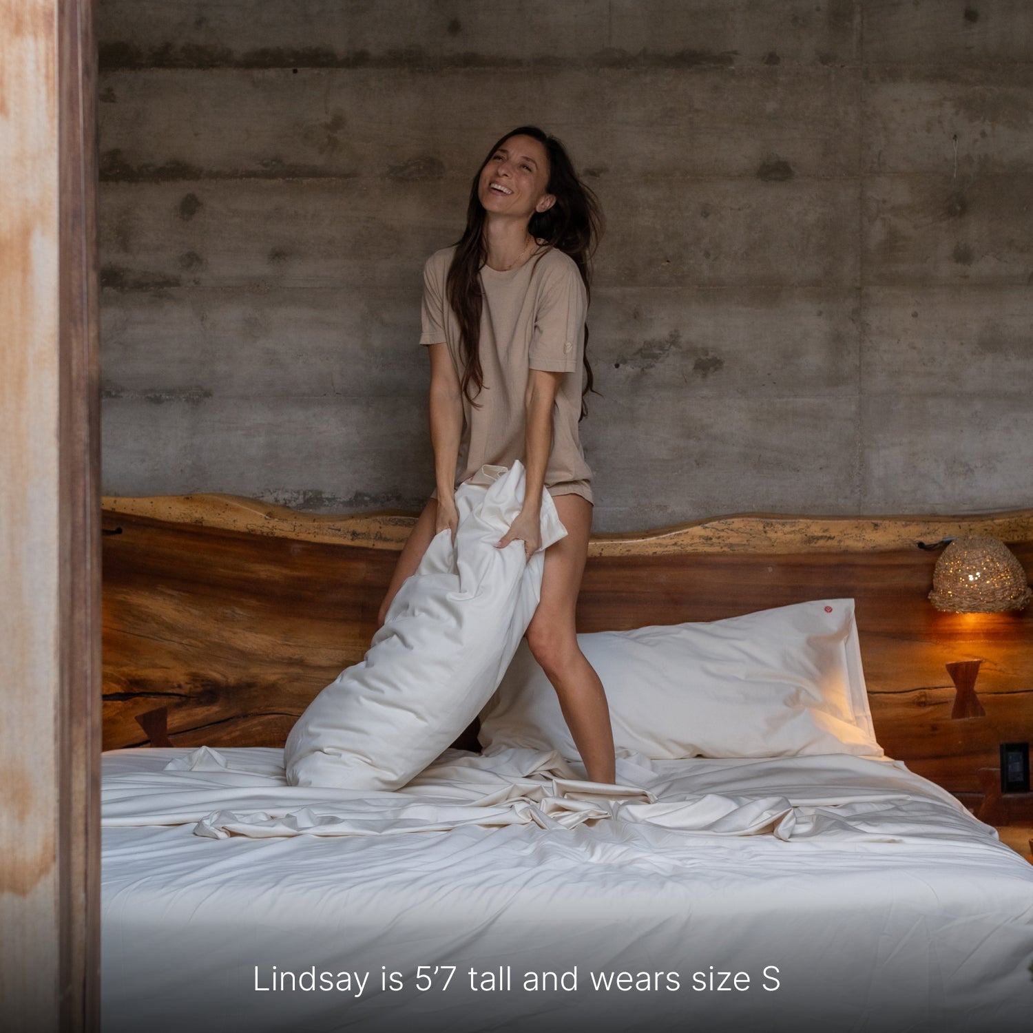 Regenerative Cotton T-Shirt - AIZOME (North America) - AIZOME color:dark-oak