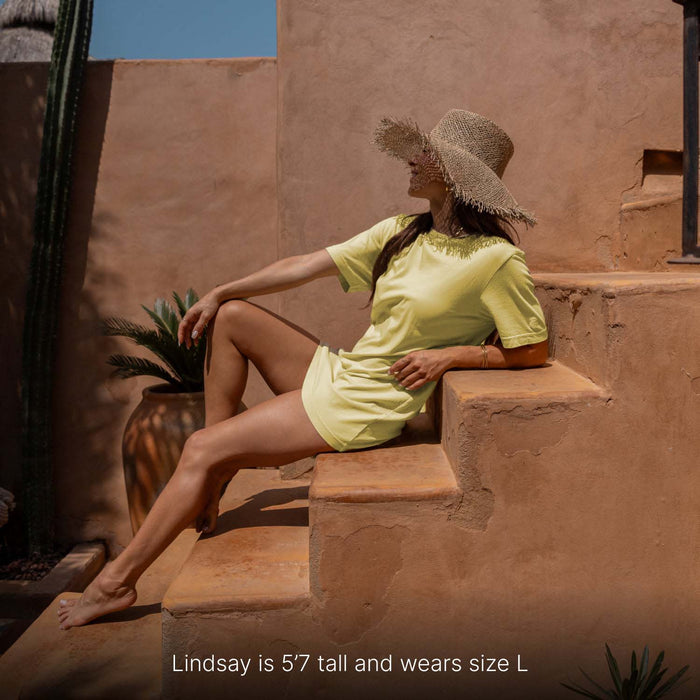 AIZOME hand dyed shirts showcasing natural pomegranate coloring