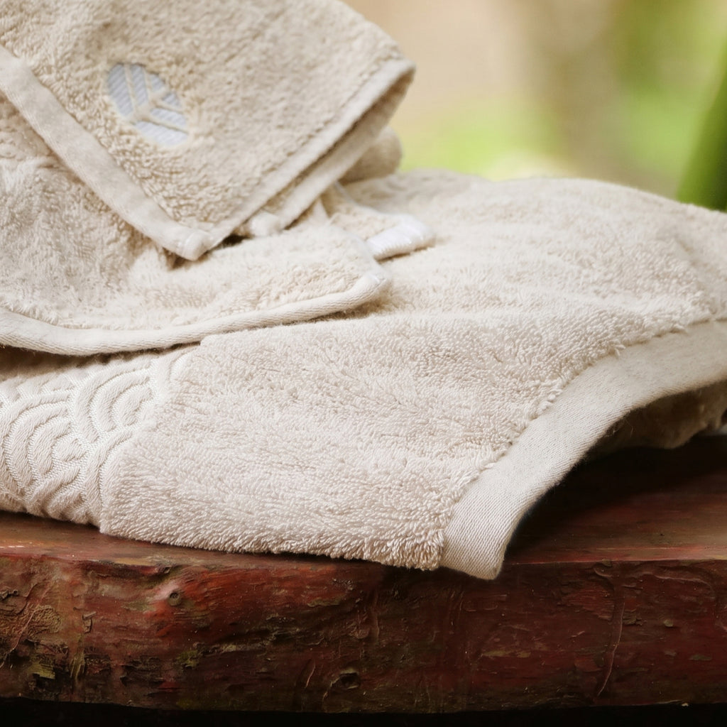 Organic Towel Set - color:virgin-cotton